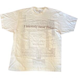 Hogwarts School of Witchcraft and Wizardry Cream T-Shirt